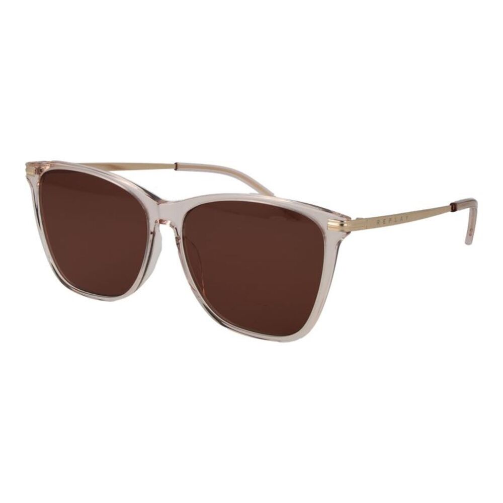Replay Beige Plastic Women's Sunglasses